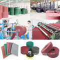 Red Industrial Nylon Abrasive Scouring Pad For Polishing